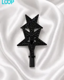 Double Star Crystal Hair Pin