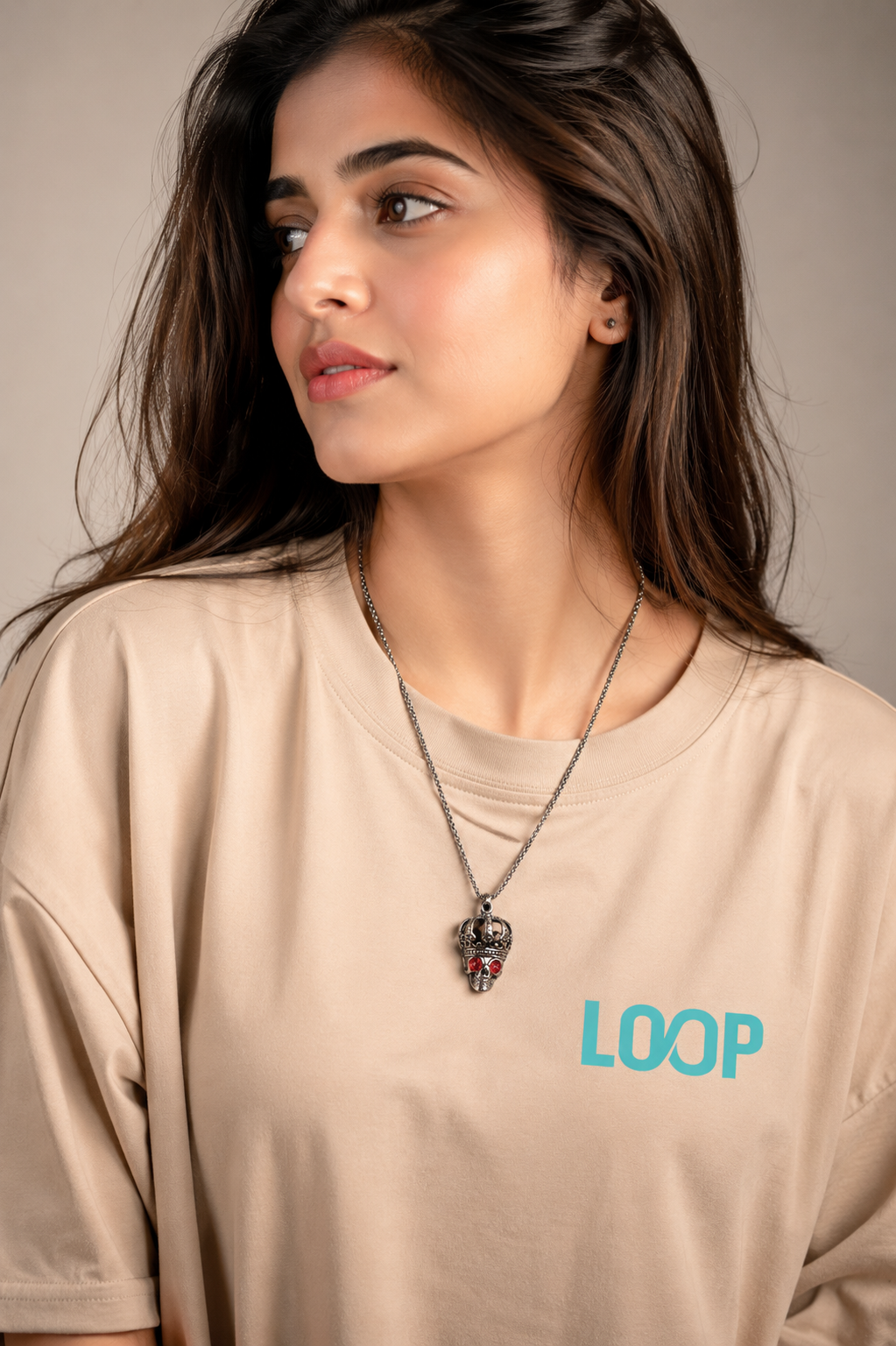 Crowned Skull Pendant Necklace