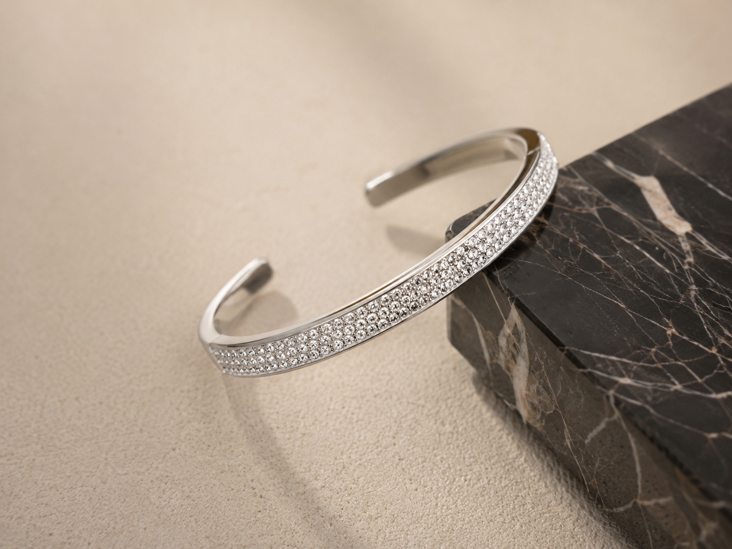 Luxury Crystal Cuff Bracelet