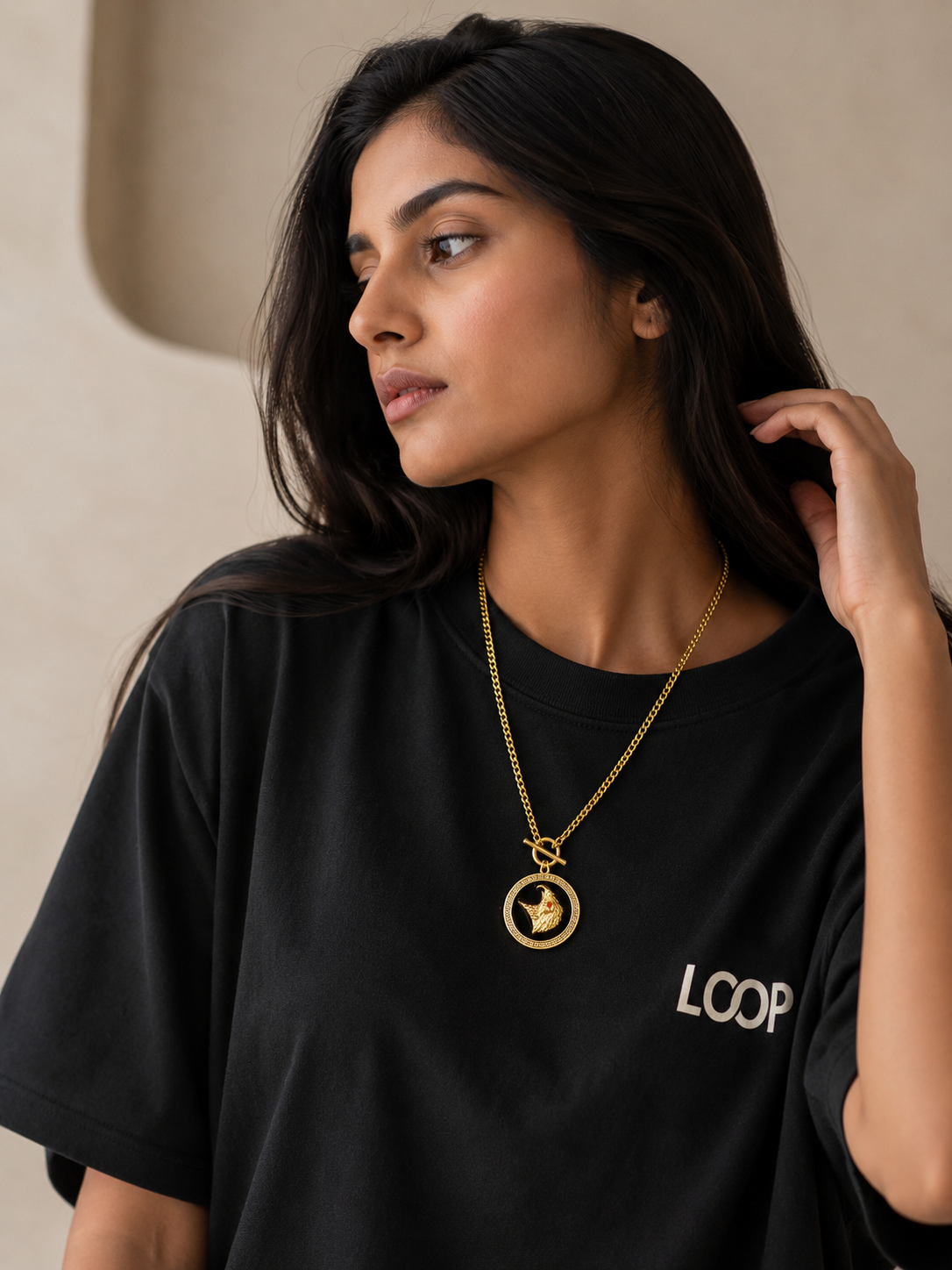 Luxury Gold Eagle Pendant Necklace