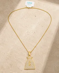 Luxury Gold Money Bag Pendant Necklace