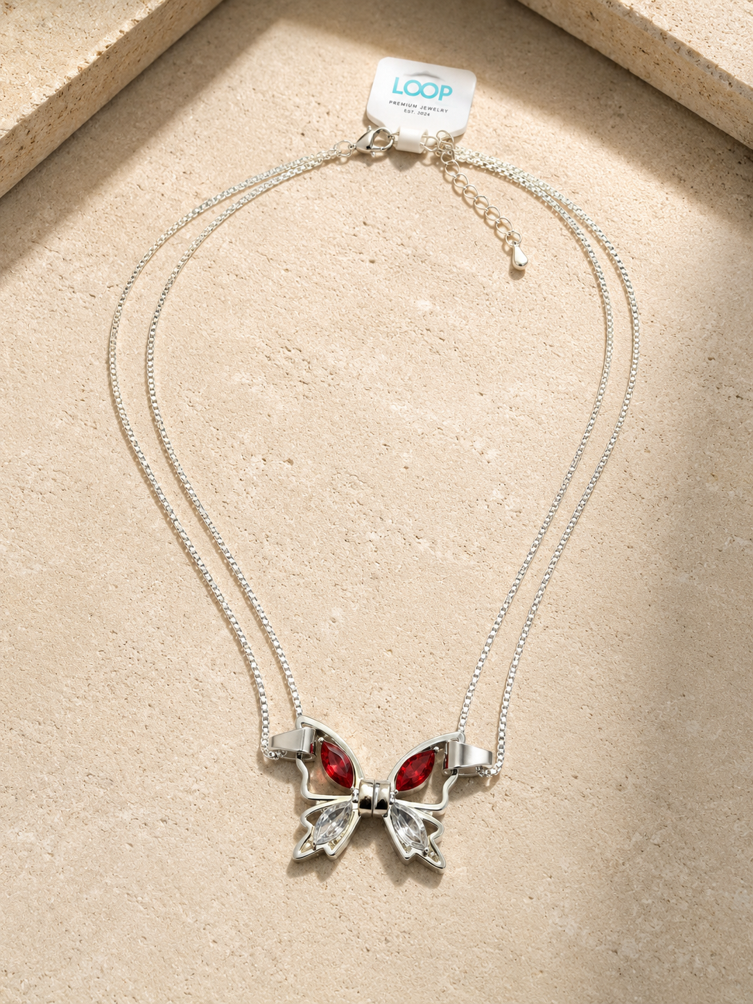 Magnetic Butterfly Duo Necklace