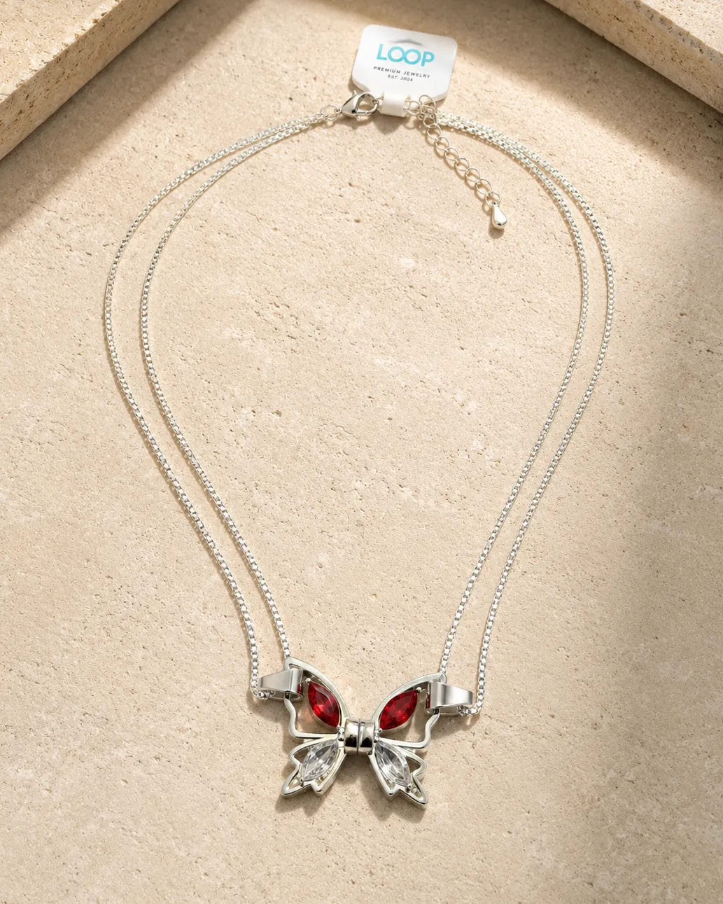 Magnetic Butterfly Duo Necklace