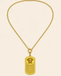 Premium Gold Medusa Pendant Necklace
