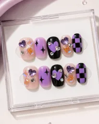 Loop Purple Crush Nails