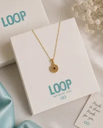 Loop Orbit Pendant Necklace