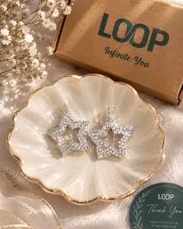 Loop Starry Glam Earrings