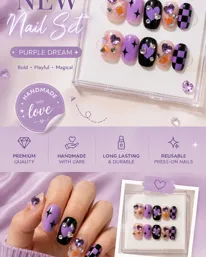 Loop Purple Crush Nails